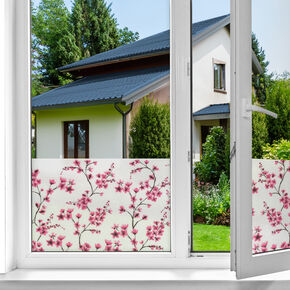 Fensterfolie static window border Cherry Blossom
